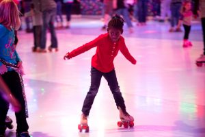 girl roller-skating